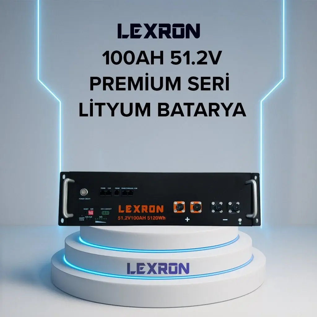 LEXRON 100AH 51.2V  BATARYA PREMİUM SERİ