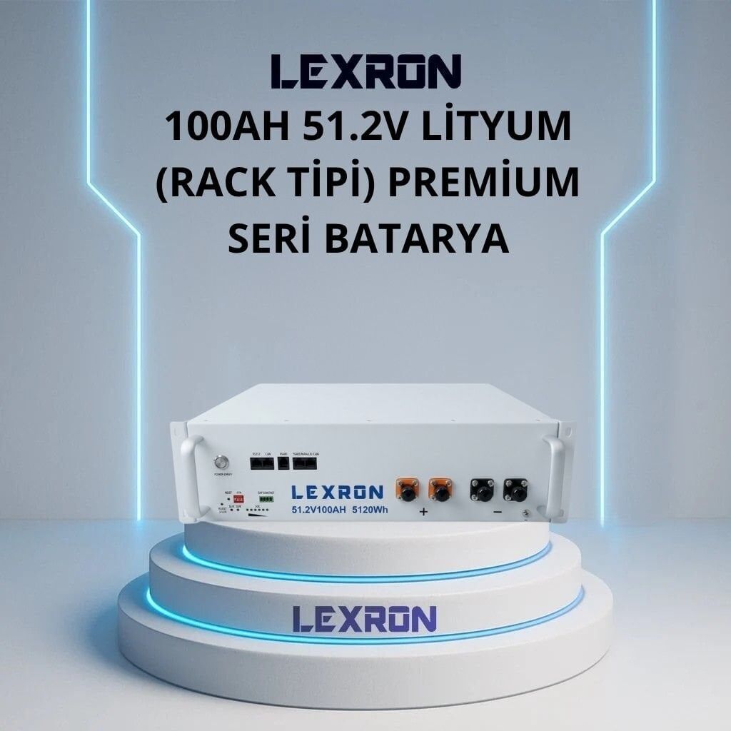 LEXRON 100AH 51.2V  BATARYA PREMİUM SERİ
