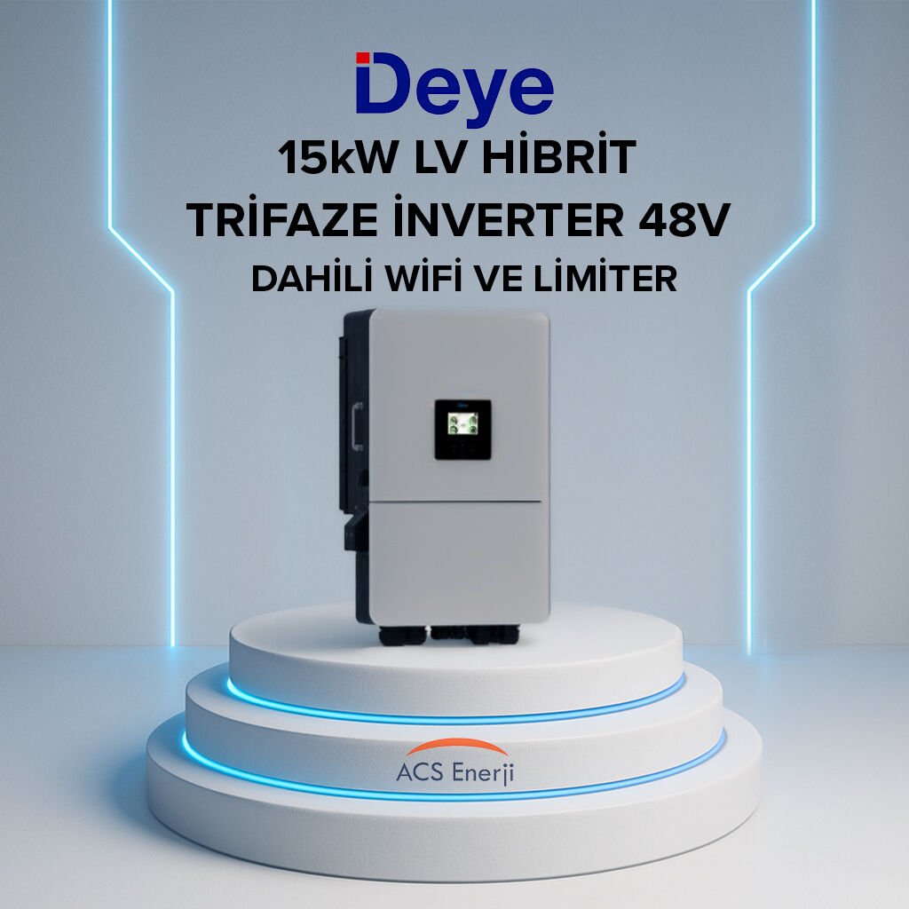 DEYE 15 KW Hibrit Trifaze LV (48V)