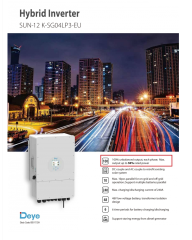 DEYE 20 KW Hibrit Trifaze LV (48V)