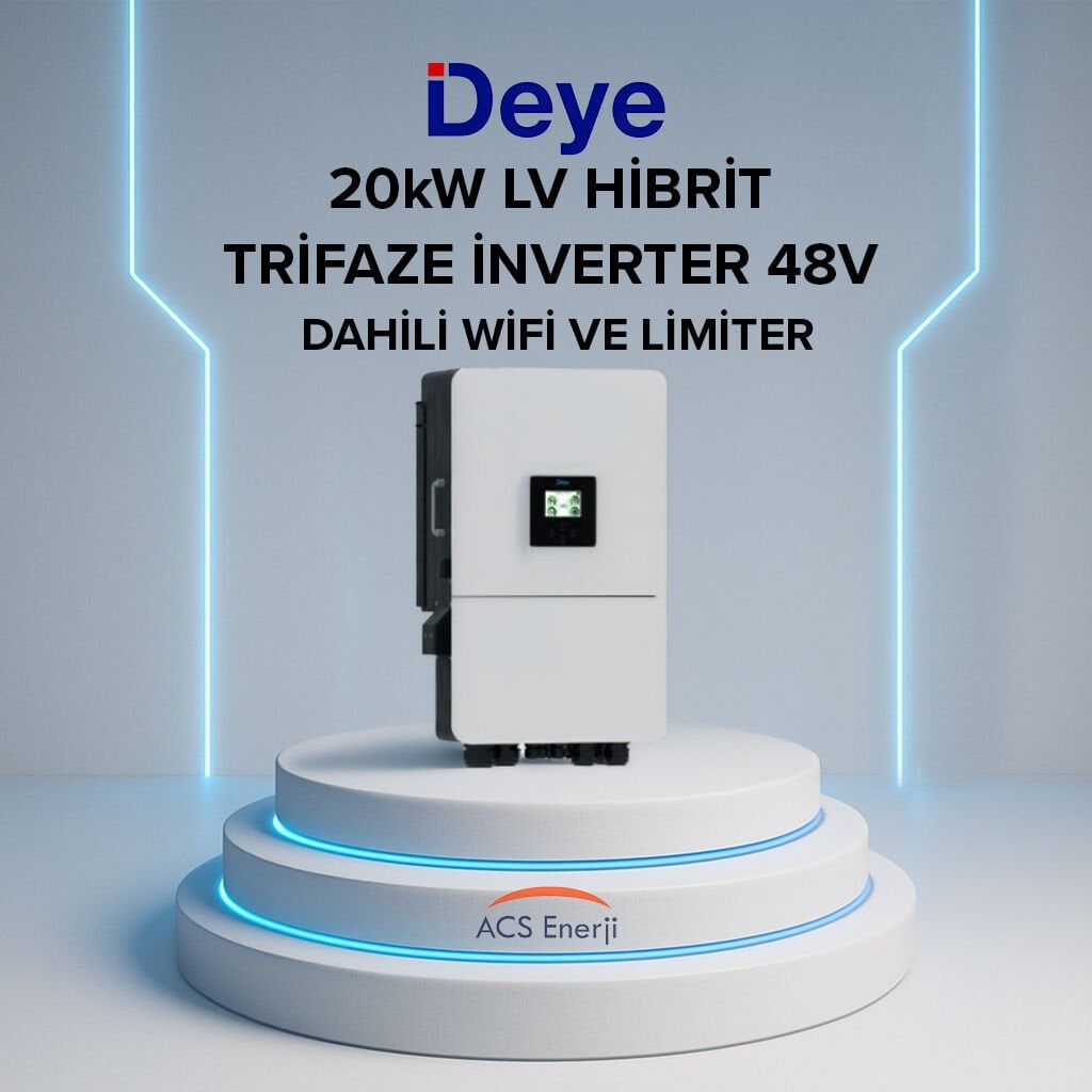DEYE 20 KW Hibrit Trifaze LV (48V)