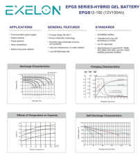 EXELON XTREME 100AH 12V JEL AKÜ