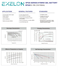 EXELON XTREME 150AH 12V JEL AKÜ