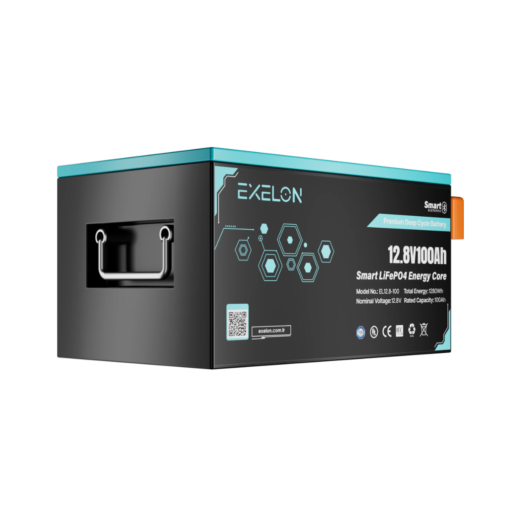 EXELON  LİTYUM AKÜ 100AH  12.8V LIFEPO4