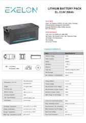 EXELON LİTYUM AKÜ 200AH 12.8V LIFEPO4