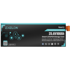 LİTYUM AKÜ 100AH 25.6 V LIFEPO4 EXELON