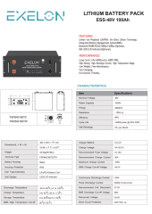 EXELON LİTYUM KASET TİPİ 48V 100A LIFEPO4