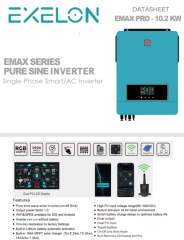 EXELON 10.2kW 48V AKILLI HV MPPT İNVERTER