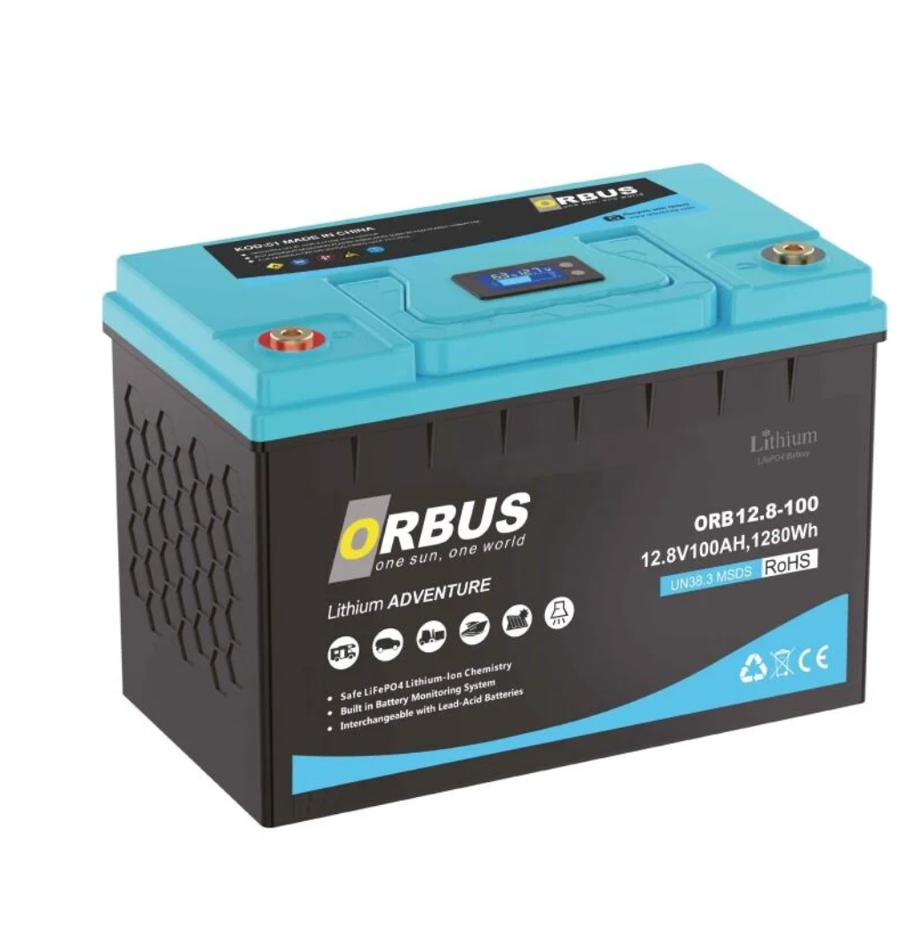 Orbus 12.8V 100Ah Lityum Akü