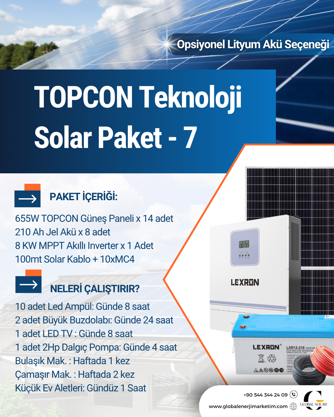 TOPCON TEKNOLOJİ SOLAR PAKET - 7