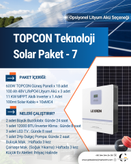 TOPCON TEKNOLOJİ SOLAR PAKET KLİMALI - 7