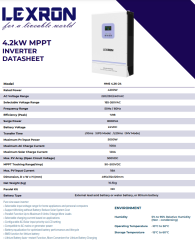 LEXRON 4.2KW MPPT 90-500V PV INPUT INVERTER