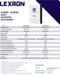 LEXRON 4.2KW MPPT 90-500V PV INPUT INVERTER