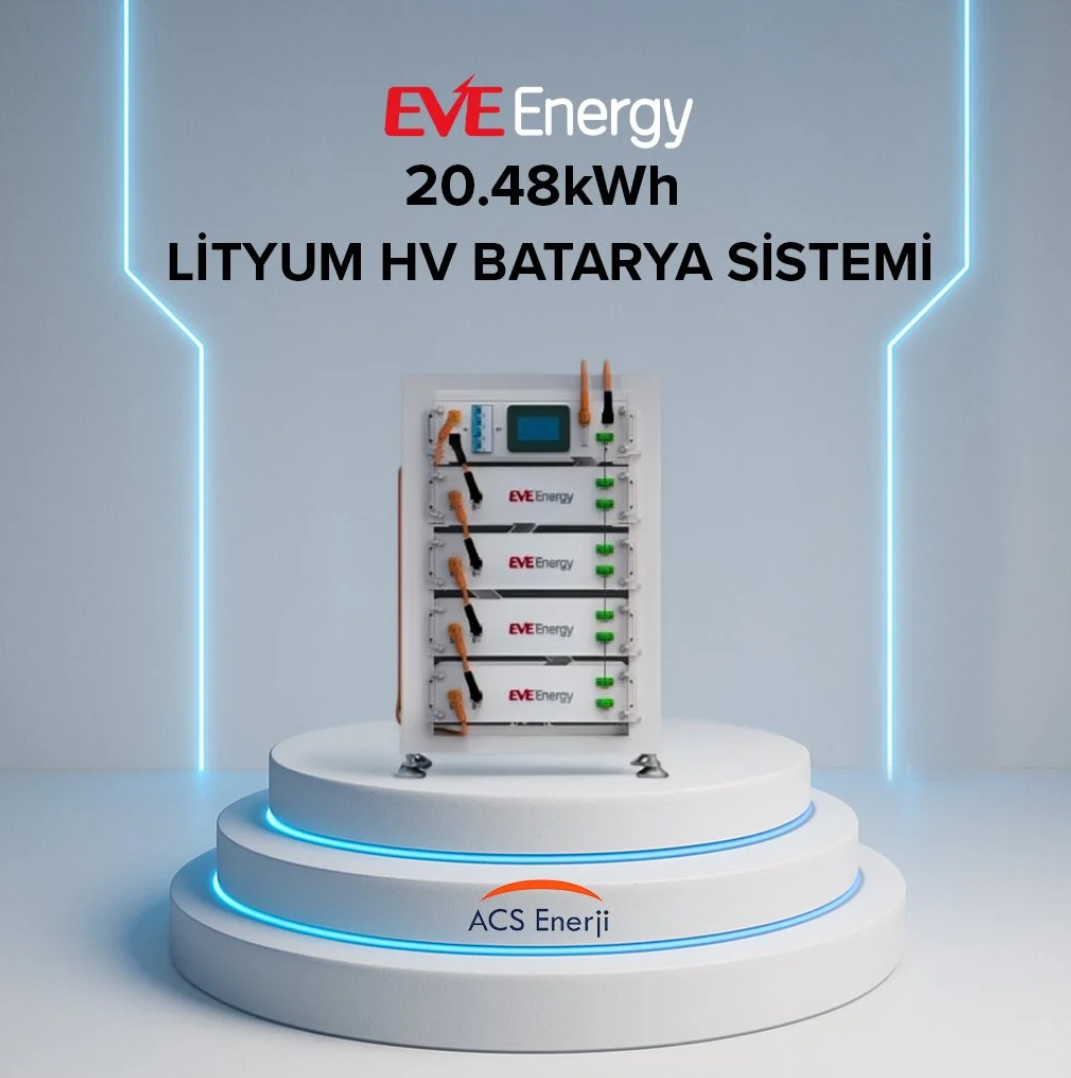 EVE 20.48kWh LİTYUM HV (YÜKSEK VOLTAJ) BATARYA SİSTEMİ