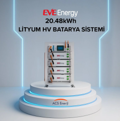 EVE 20.48kWh LİTYUM HV (YÜKSEK VOLTAJ) BATARYA SİSTEMİ