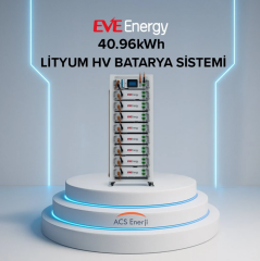 EVE 40.96kWh LİTYUM HV (YÜKSEK VOLTAJ) BATARYA SİSTEMİ
