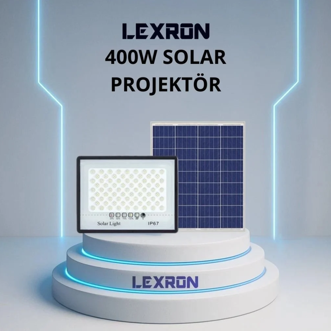 LEXRON 400W SOLAR PROJEKTÖR