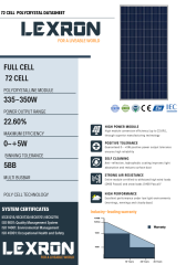 LEXRON 350W POLYKRISTAL GÜNEŞ PANELİ