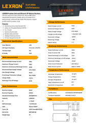 LEXRON 200AH 25.6V LİTYUM BATARYA