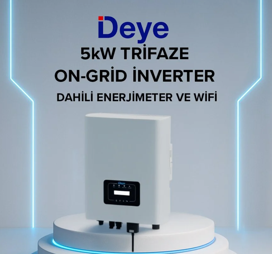 DEYE 5KW ON-GRİD TRİFAZE İNVERTER