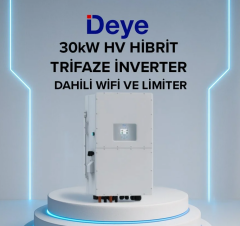 DEYE 30KW HİBRİT TRİFAZE İNVERTER HV