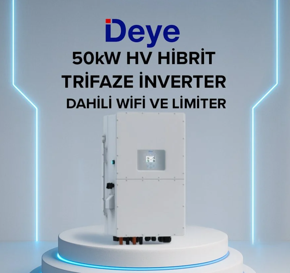 DEYE 50KW HİBRİT TRİFAZE İNVERTER HV