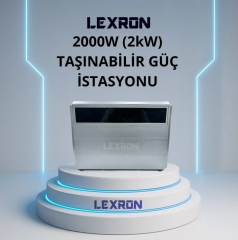 LEXRON 2000W (2kW) TAŞINABİLİR GÜÇ İSTASYONU