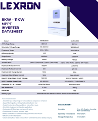 LEXRON 8KW HV MPPT AKILLI İNVERTER 48V