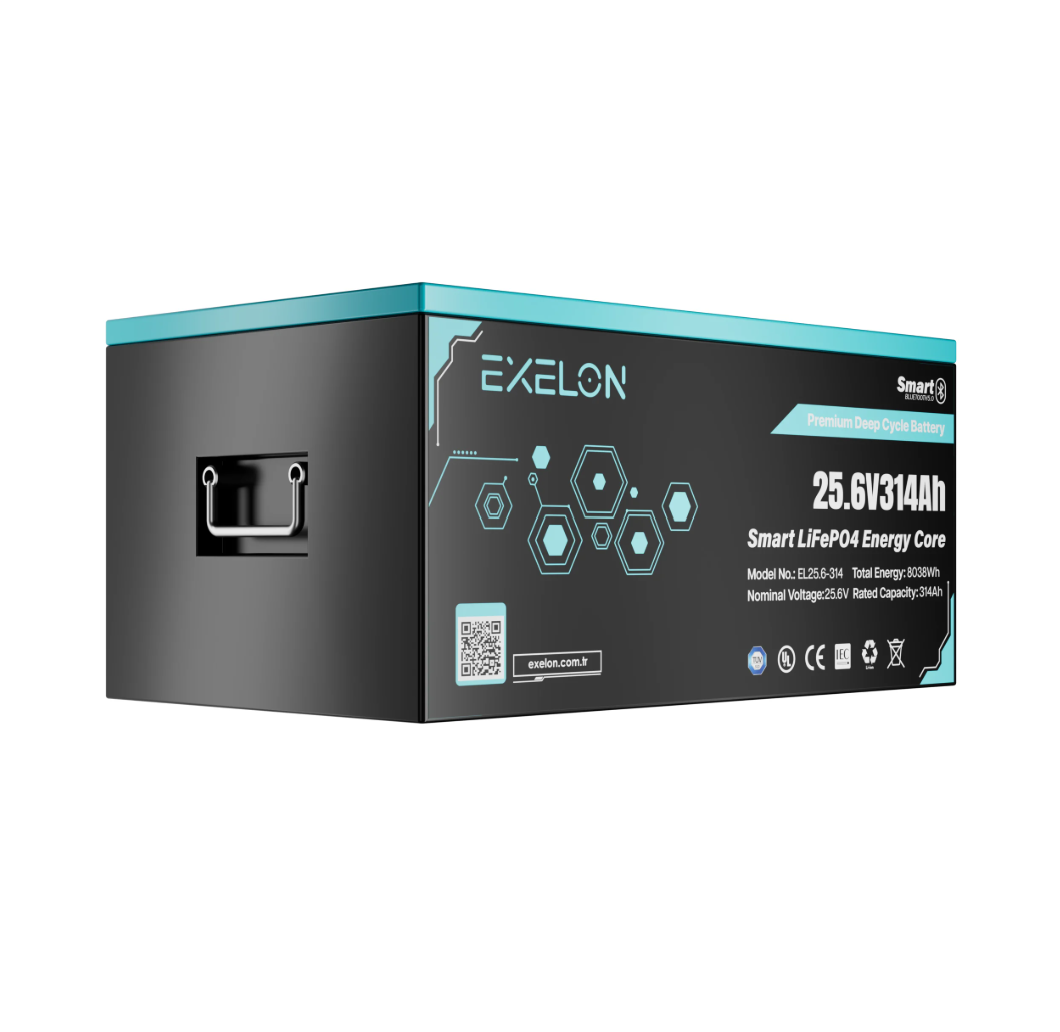 Exelon 25.6V 314Ah Smart LifeP04 Lityum Akü