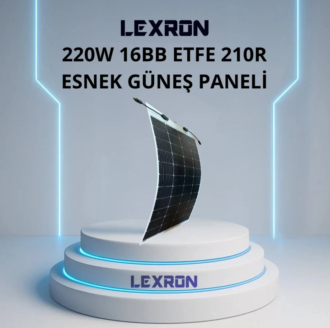 LEXRON 220W ESNEK TOPCON GÜNEŞ PANELİ