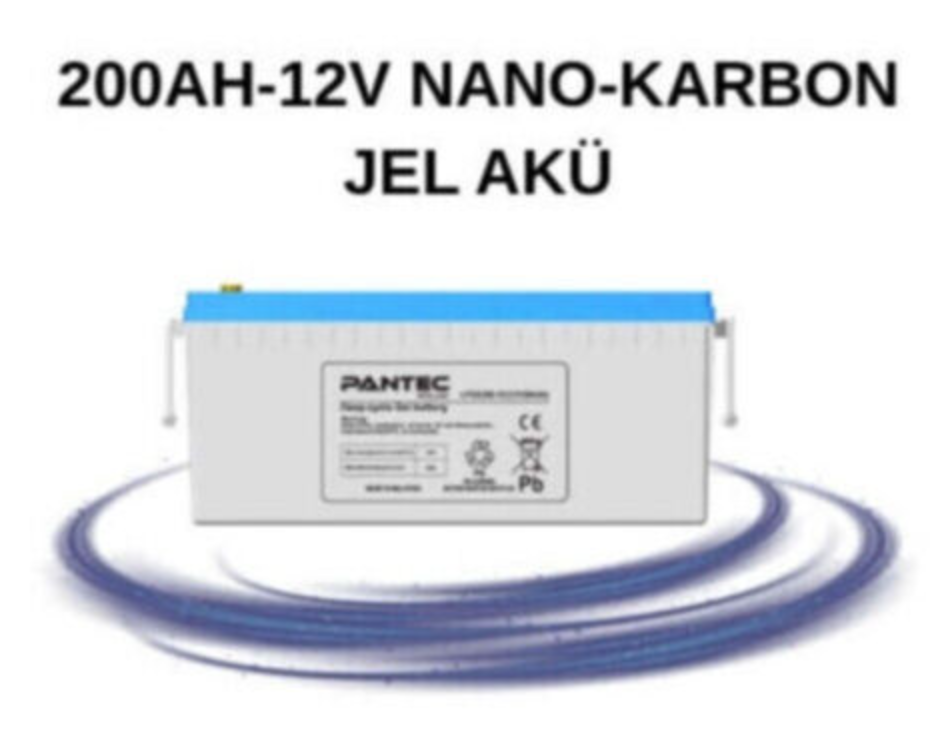 PANTEC 200AH-12V NANO-KARBON JEL AKÜ
