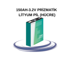 SOLERON 150AH-3.2V PRİZMATİK LİTYUM PİL (HÜCRE)