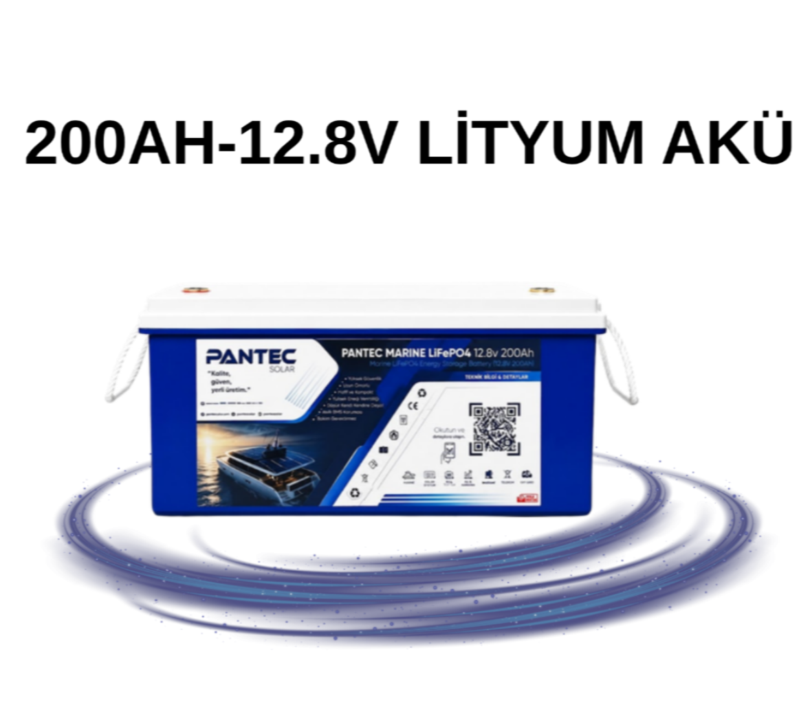 PANTEC 200AH-12.8V LİTYUM AKÜ