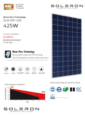 SOLERON 425W MONO GÜNEŞ PANELİ