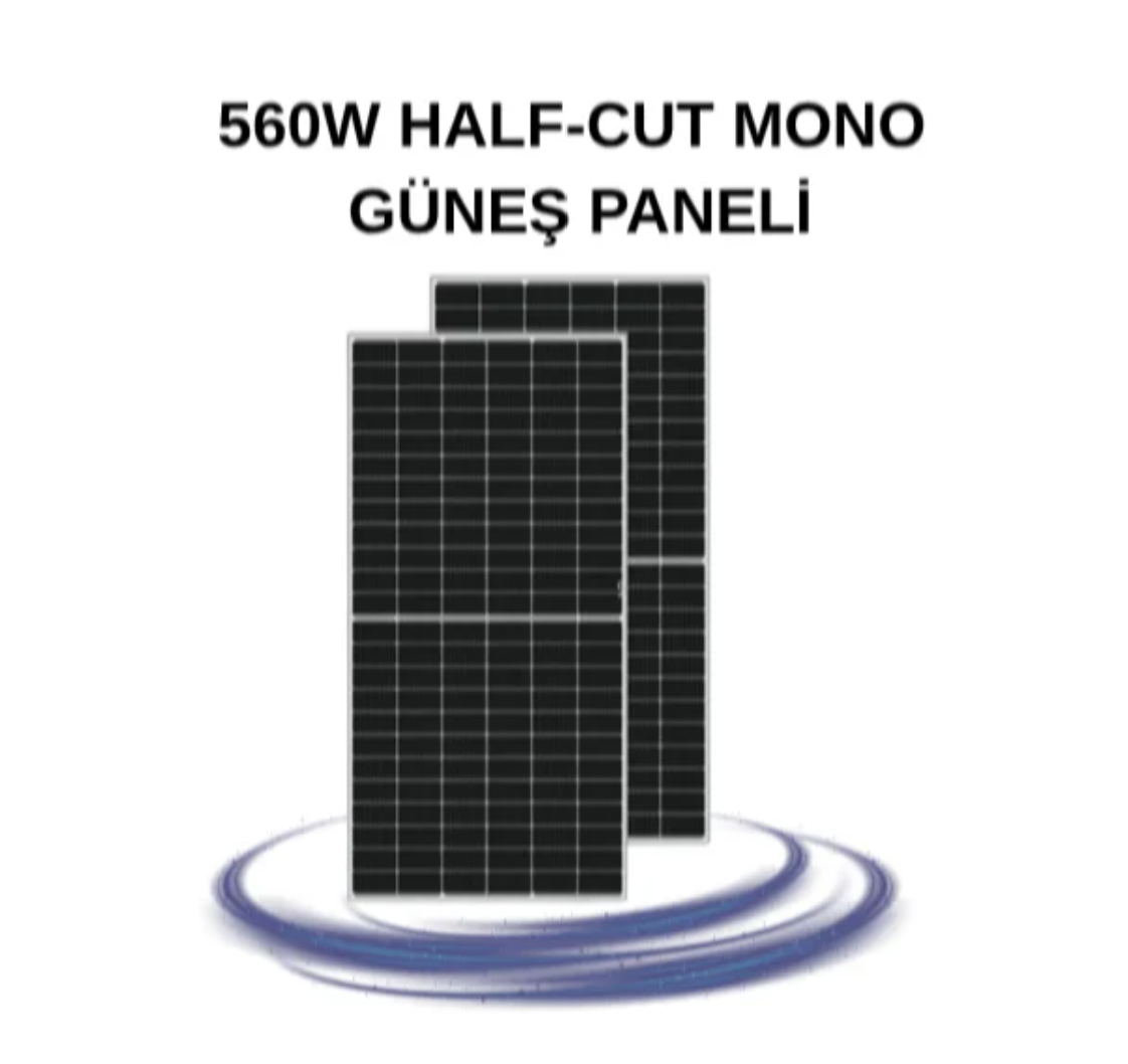 SOLERON 560W HALF-CUT MONO GÜNEŞ PANELİ