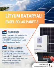 LİTYUM BATARYALI VİLLA - BAĞ EVİ PAKETLERİ - 3