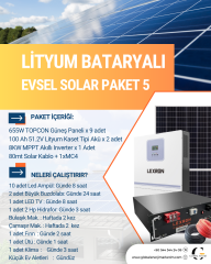 LİTYUM BATARYALI VİLLA - BAĞ EVİ PAKETLERİ - 5