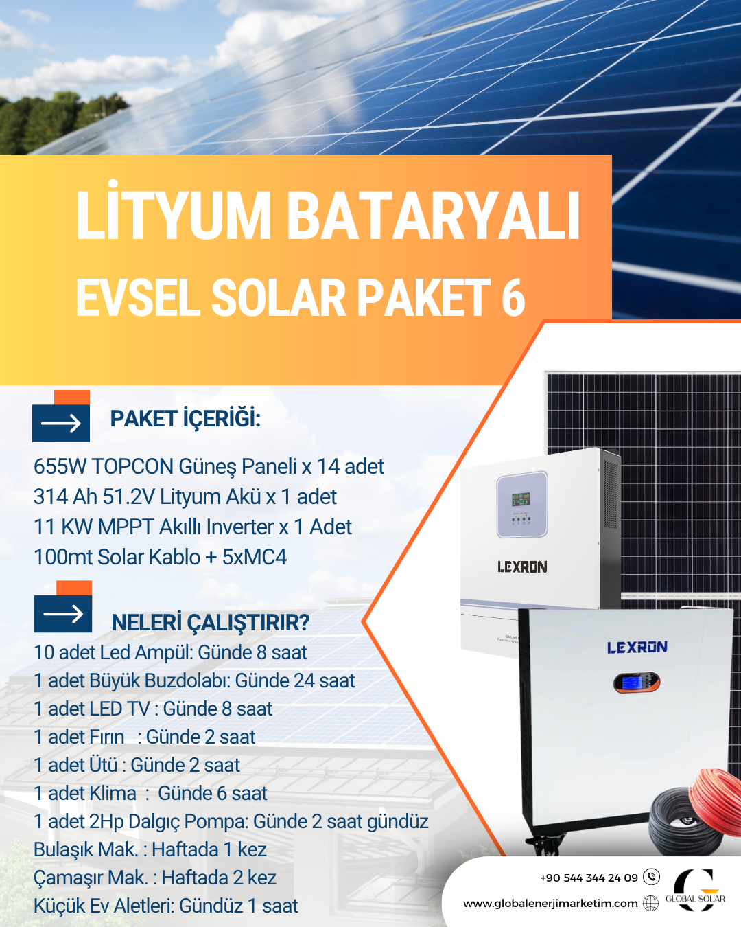 LİTYUM BATARYALI VİLLA - BAĞ EVİ PAKETLERİ - 6